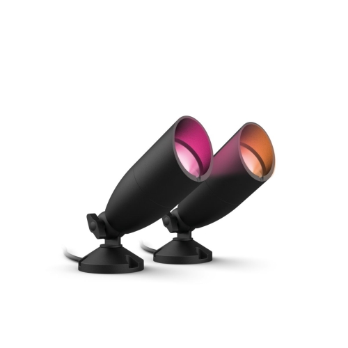 PHILIPS WiZ svít.přisaz.LED Outd. 10W 450lm/827-50/RGB IP65/44 ; černá start.kit