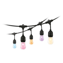 PHILIPS WiZ svít.řetěz.LED Stringlight 12W 120lm/822-65 IP65 ; černá 14.4m