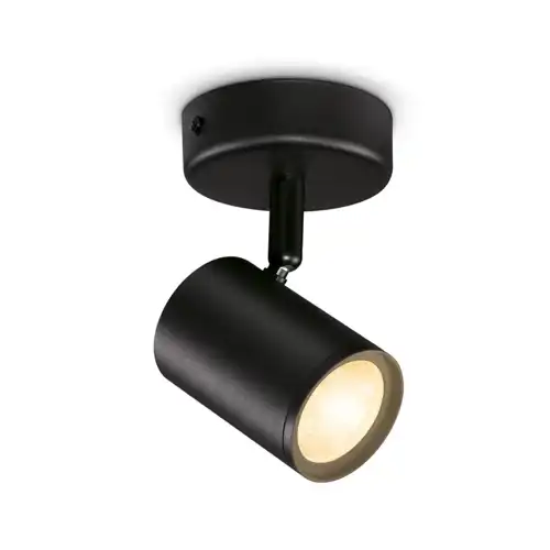 PHILIPS WiZ svít.strop.LED Imageo 1x4.9W GU10 345lm/927-65 IP20 ; černá