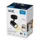 PHILIPS WiZ svít.strop.LED Imageo 1x4.9W GU10 345lm/927-65 IP20 ; černá