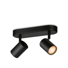 PHILIPS WiZ svít.strop.LED Imageo 2x4.9W GU10 690lm/922-65/RGB IP20 ; černá