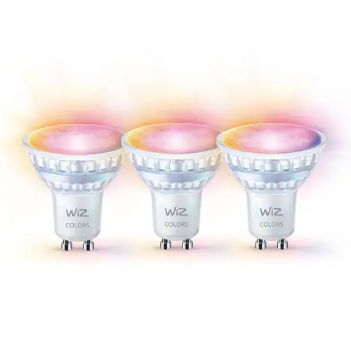 PHILIPS WiZ Wi-Fi BLE 50W GU10 GLASS 922-65 RGB3CT/6