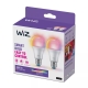 PHILIPS WiZ Wi-Fi BLE 60W A60 E27 822-65 RGB 2PF/6