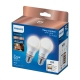 PHILIPS WiZ žárovka A60 8W/60W E27 2700K 806lm Dim 2-pack˙
