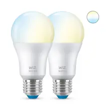 PHILIPS WiZ žárovka A60 8W/60W E27 TW 806lm Dim 2-pack˙
