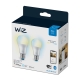PHILIPS WiZ žárovka A60 8W/60W E27 TW 806lm Dim 2-pack˙