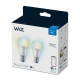 PHILIPS WiZ žárovka A60 8W/60W E27 TW 806lm Dim 2-pack˙