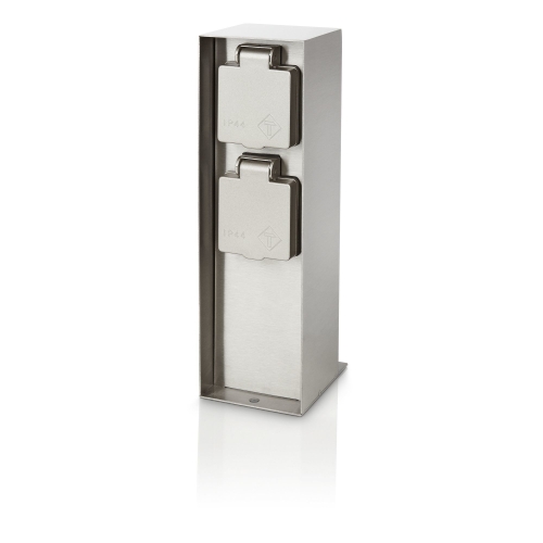 PHILIPS zásuvkový sloup myGarden Rock IP44 ;nerez