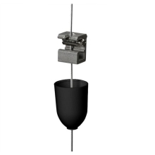PHILIPS závěs.stropní.s.rozetou ZRS700 SMC BK SUSP CAP (SKB30-2) ;černá