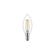 PHILIS MASTER LED svíčka B35 2.3W/40W E14 485lm 2700K 827 CL GUE NonDim 50Y