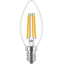 PILA LED svíčka B35 6.5W/60W E14 2700K 806lm NonDim 15Y čirá
