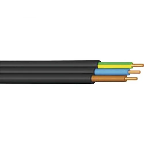 plochý kabel CYKYLo-J 3x2.5mm (J) ; kruh.100m