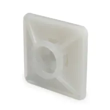 SAPISELCO příchytka stahovacího pásku do 4.5mm; 27x27 samolep.bílá;