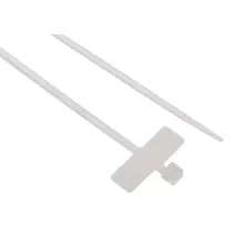 SAPISELCO stahovací páska s popis.štít. 200 x 2.5 bílá Kód:SEL.2.205T; bli=100ks