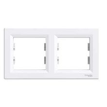 Schneider ASFORA krycí rámeček dvojnásobný POLAR