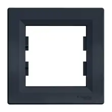 Schneider ASFORA krycí rámeček jednonásobný ANTRACIT