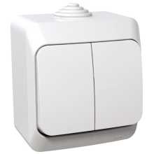 Schneider CEDAR PLUS sériový přepínač r. 5 IP44 bílá