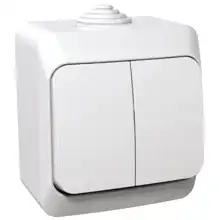 Schneider CEDAR PLUS sériový přepínač r. 5 IP44 bílá