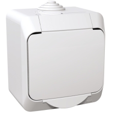 Schneider CEDAR PLUS zásuvka 230V 16A 2P+PE IP44 bílá