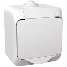 Schneider CEDAR PLUS zásuvka 230V 16A 2P+PE IP44 bílá