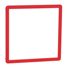 Schneider N.UNICA.Studio.Outline ram.dekorativní ; Red