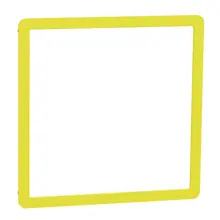 Schneider N.UNICA.Studio.Outline ram.dekorativní ; Yellow