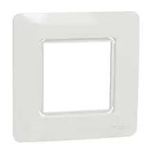 Schneider N.UNICA.Studio.Outline ram.kryci jednonásobný ; bílá