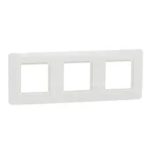 Schneider N.UNICA.Studio.Outline ram.kryci trojnásobný ; bílá