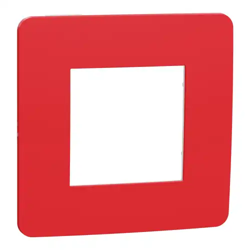 Schneider N.UNICAColors ram.kryci jednonásobný ; Red/bílá