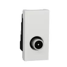 Schneider Nová UNICA strojek 1modul zásuvka anténní TV 1.5dB; bílá