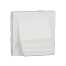 Schneider Nová UNICA strojek 2modul kabelová vývodka; bílá