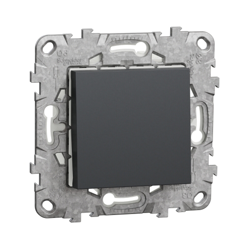 Schneider Nová UNICA strojek 2modul spínač střídavý c.6 IP44; antracit