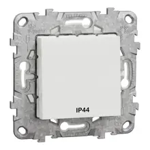 Schneider Nová UNICA strojek 2modul spínač střídavý c.6 IP44; bílá
