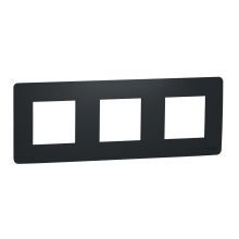 Schneider Nová UNICA Studio Outline krycí rámeček dvojnásobný; bílá