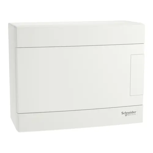 Schneider rozvodnice na omítku Easy9.EU 8mod. IP40 plná dvířka bílá N/PE
