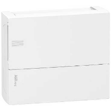 Schneider rozvodnice na omítku Mini.Pragma 12mod. IP40 plná.dvířka bílá N/PE