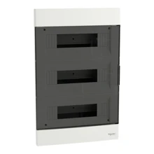 Schneider rozvodnice pod omítku Easy9.EU 36mod. IP40 průhledná dvířka bílá N/PE