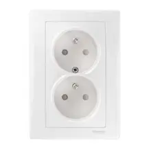 Schneider SEDNA komplet dvojnásobný zásuv.síťová 2P+PE POLAR