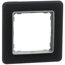 Schneider SEDNA krycí rámeček jednonásobný kouřové sklo