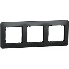 Schneider SEDNA krycí rámeček trojnásobný antracit