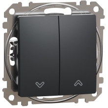 Schneider SEDNA ovládač tlačítkový žaluzijní 1/0+1/0 antracit