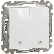 Schneider SEDNA ovládač tlačítkový žaluzijní 1/0+1/0 bílá