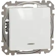 Schneider SEDNA přepínač střídavý c.6So bílá