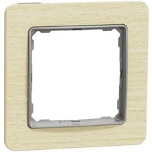 Schneider SEDNA ram.krycí jednonásobný bříza