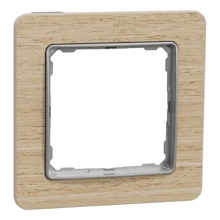 Schneider SEDNA ram.krycí jednonásobný bříza