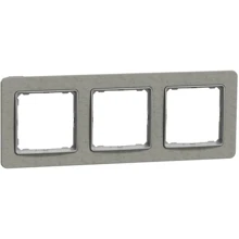 Schneider SEDNA rám.krycí trojnásobný beton