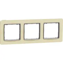 Schneider SEDNA rámeček trojnásobný bříza