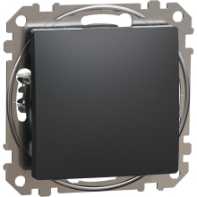 Schneider SEDNA strojek jednonásobný ovládač tlačítkovy 1/0 antracit