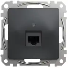 Schneider SEDNA zásuvka datová 1xRJ45 5e UTP antracit