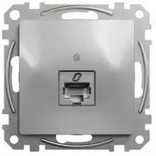 Schneider SEDNA zásuvka datová dvojitá 1xRJ45 5e UTP aluminium